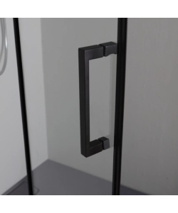 BOX DOCCIA "STELLA" ALLUMINIO NERO, 70X100X190 CM